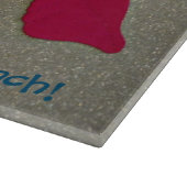 シーズンの挨拶ビーチ! カッティングボード (角)