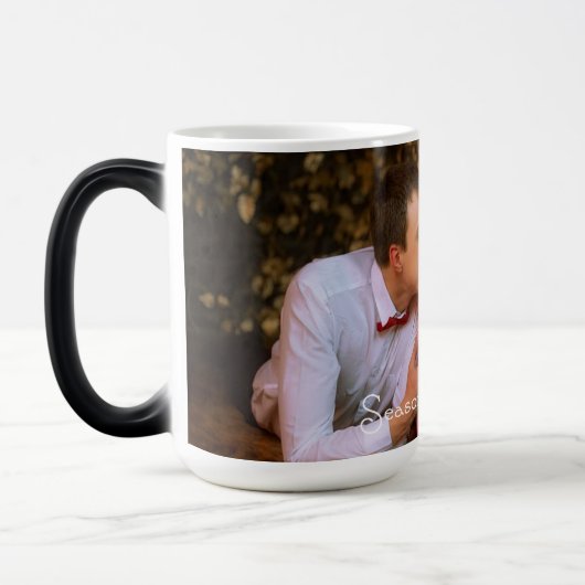 シーズンの挨拶モーフィングマグ モーフィングマグカップ (左)