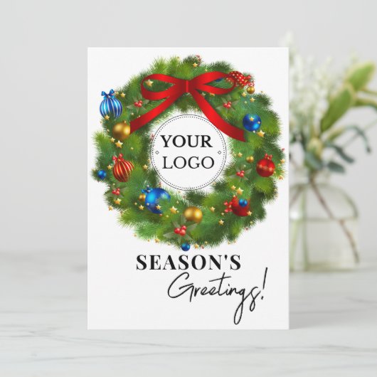 シーズンの挨拶リースビジネスロゴ シーズンカード (スタンド正面)