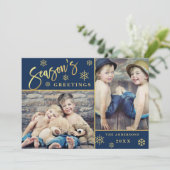 シーズンの挨拶2モダン写真の挨拶 シーズンカード (スタンド正面)