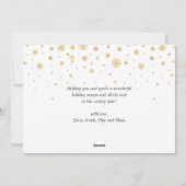 シーズンの挨拶2モダン写真の挨拶 シーズンカード (裏面)