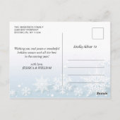 シーズンの挨拶2モダン写真の挨拶 ポストカード (裏面)