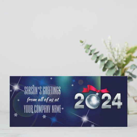 シーズンの挨拶2024.業務企業の シーズンカード (スタンド正面)
