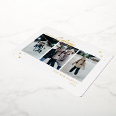 シーズンの挨拶3写真 箔シーズンカード (回転した状態)