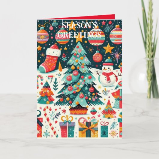 シーズンの挨拶4カード サンキューカード (正面)