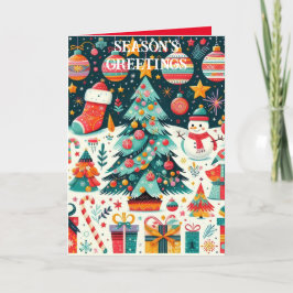 シーズンの挨拶4カード サンキューカード