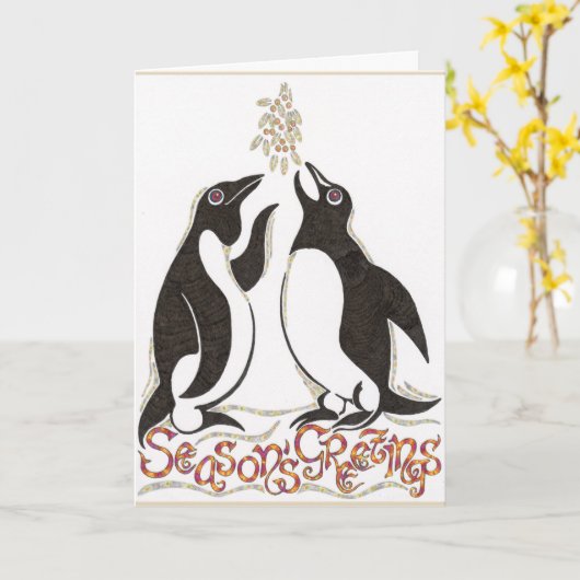 シーズンの挨拶！ カード (黄色い花)