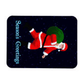 シーズンの挨拶 – サンタクロース マグネット (横)