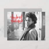 シーズンの挨拶 – タイポグラフィ – 写真 ポストカード (正面/裏面)