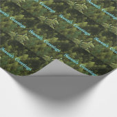 シーズンの挨拶 – ダークフォレスト ラッピングペーパー (角)