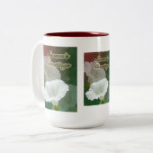 シーズンの挨拶 – ホワイトビンズウィード ツートーンマグカップ (正面左)