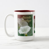 シーズンの挨拶 – ホワイトビンズウィード ツートーンマグカップ (左)