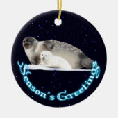 シーズンの挨拶 – リングシール セラミックオーナメント (正面)