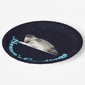 シーズンの挨拶 – リングシール ペーパープレート (アングル)