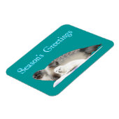 シーズンの挨拶 – リングシール マグネット (左側)