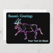 シーズンの挨拶 – 電動ムース シーズンカード (正面/裏面)