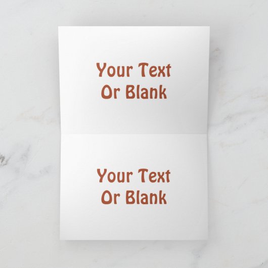 シーズンの挨拶 – Alaska On Inner樺の木樹皮 シーズンカード (内部)