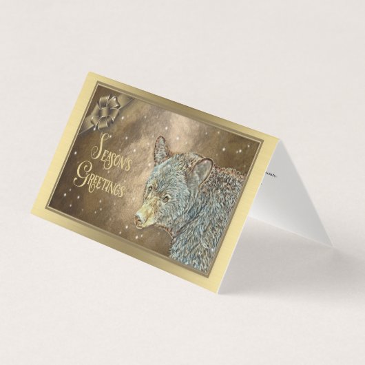 シーズンの挨拶 – Black Bear (正面)