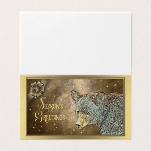 シーズンの挨拶 – Black Bear (外部フラット)