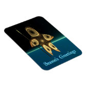 シーズンの挨拶 – Fractal Inuit Hunter マグネット (右側)