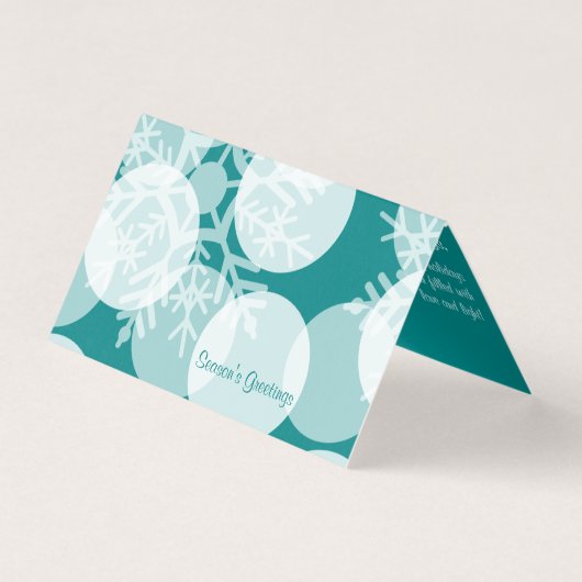 シーズンの挨拶 – Holidayz Folding Card (正面)