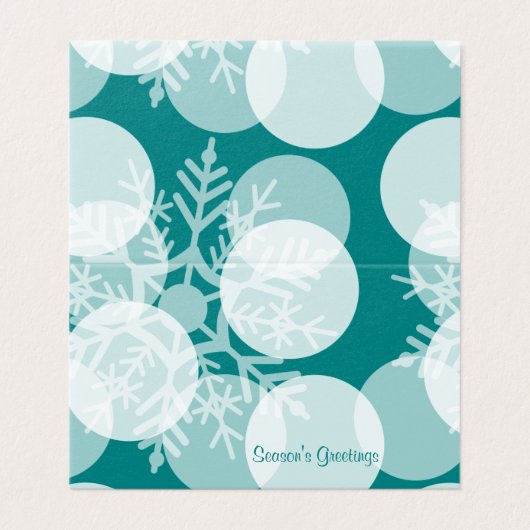 シーズンの挨拶 – Holidayz Folding Card (外部フラット)