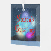 シーズンの挨拶 – Jack Frost ガラスオーナメント (正面左)