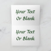 シーズンの挨拶 – Northern Lightsムース シーズンカード (内部)