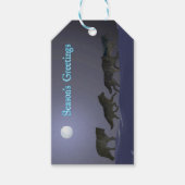 シーズンの挨拶 – Wolf Pack ギフトタグ (正面)