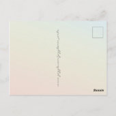 シーズンの最初 ポストカード (裏面)