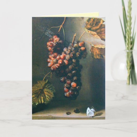 シーズンの果実 – 繁栄茶色の黄色の緑 カード (正面)