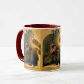 シーズンの果実 – 繁栄茶色の黄色の緑 マグカップ (正面左)