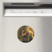 シーズンの果実 – 繁栄茶色の黄色の緑 マグネット (インサイチュ (食洗機))