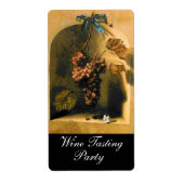 シーズンの果実 – 繁栄茶色の黄色の緑 ラベル (正面)