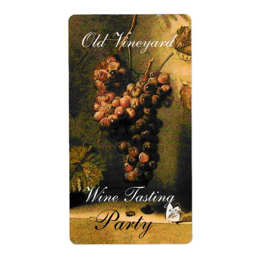 シーズンの果実 – 繁栄茶色の黄色の緑 ラベル (正面)