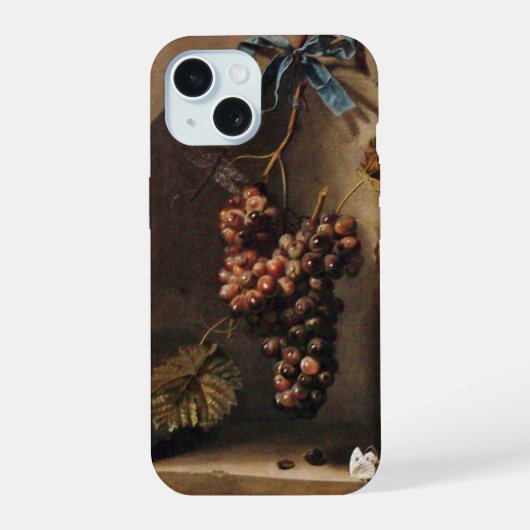 シーズンの果実 – 繁栄黄色の茶色の黒 iPhone 15ケース (裏面)