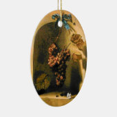 シーズンの果実 – 繁栄黄色の茶色 セラミックオーナメント (右)