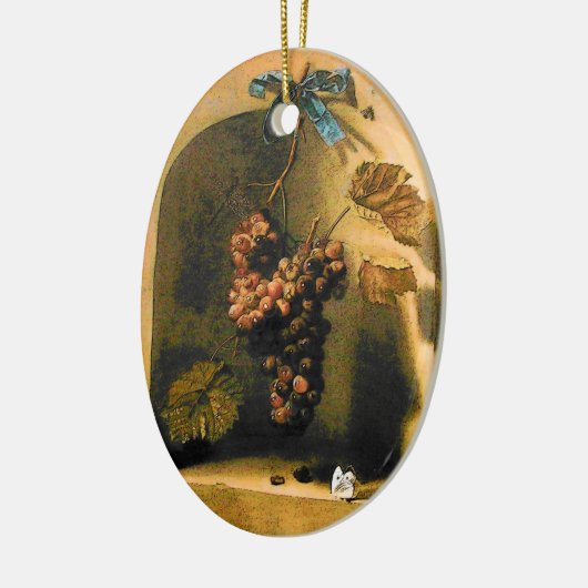 シーズンの果実 – 繁栄黄色の茶色 セラミックオーナメント (左)