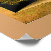 シーズンの果実 – 繁栄黄色の茶色 ポスター (角)