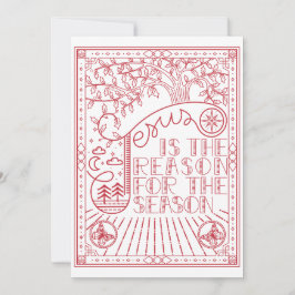 シーズンの理由フェスティバルクリスマス 招待状