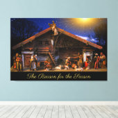 シーズンの理由出生シーンキャンバスPr キャンバスプリント (インサイチュ (ウッドフロア))