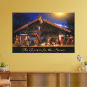 シーズンの理由出生シーン キャンバスプリント (インサイチュ (リビング))