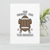 シーズンの理由 フットボール サンクスギビング シーズンカード (スタンド正面)