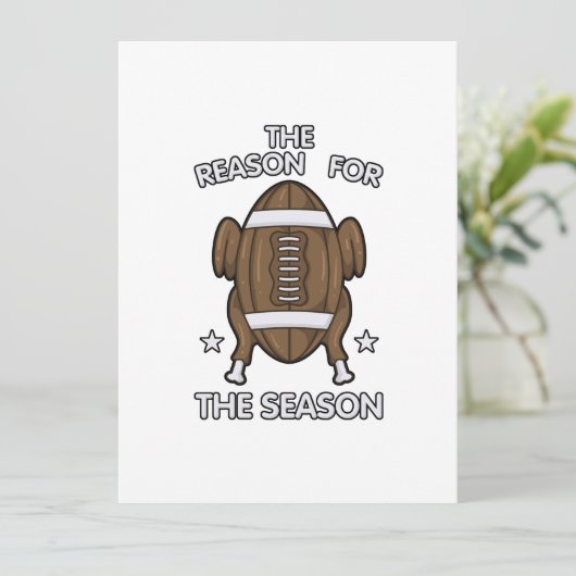 シーズンの理由 フットボール サンクスギビング シーズンカード (スタンド正面)