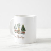 シーズンの読書 クリスマスマグ コーヒーマグカップ (正面左)