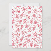 シーズンはレッドホリデーすてきパーティー 招待状 (裏面)