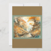 シーズンを変える感謝祭のディナー 招待状 (裏面)