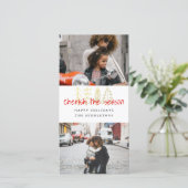 シーズンを大切に 赤い台本 2枚の写真 シーズンカード (スタンド正面)