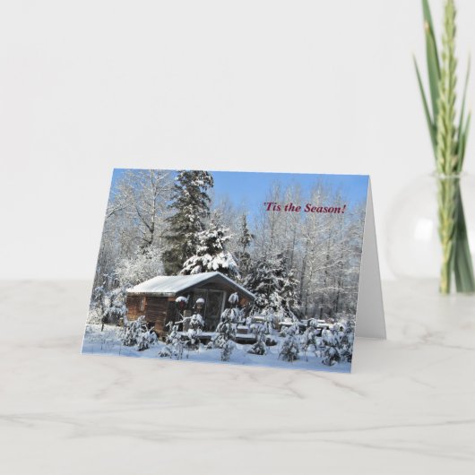 シーズンアップノースウィンターホリデー カード (正面)