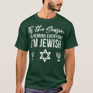 シーズンイムユダヤ人おもしろいユダヤ人Hannukah1249 Tシャツ